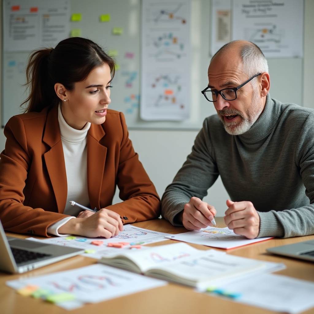 Tým při přípravě vzdělávacího workshopu